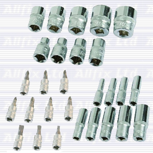 1/2in Drive Sockets - Spline, Torx & Trisquare