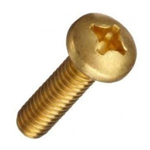 Machine Screw Pan Head Recessed Brass Metric