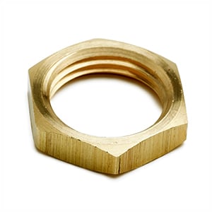 Lock Nut Brass Metric