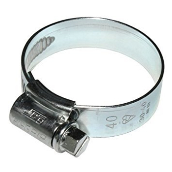 30mm HI-GRIP WORM DRIVE HOSE CLIP 22mm-30mm BZP EQU(1A)