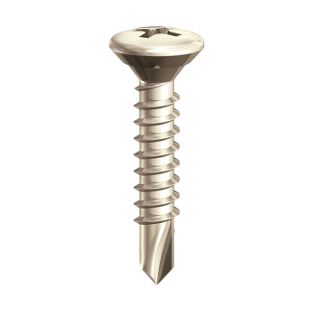 WINDOW SCREW PN136SS ST/ST 3.9x19 PAN CSK Sthrd S/DRILL