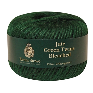 Jute Twine Bleached Green 150m (250g) Jute Twine Bleached Green 150m (250g)